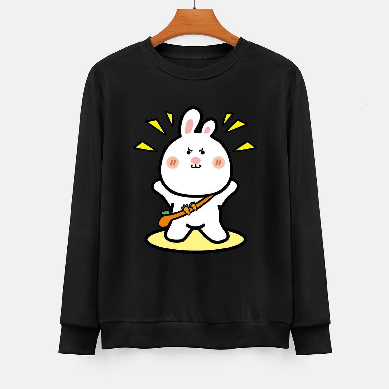 Front Patterned Long Sleeve TopTrueStyle Smooth Feel